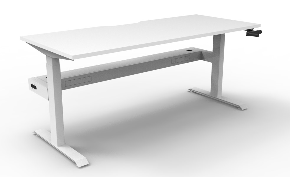 Boost Manual Height Adjustable Straight Desk